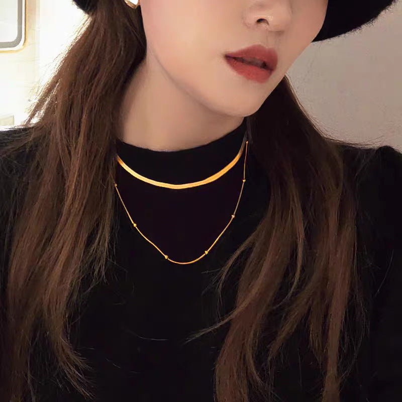 SS-11516-17 - Premium Double Layer Necklace