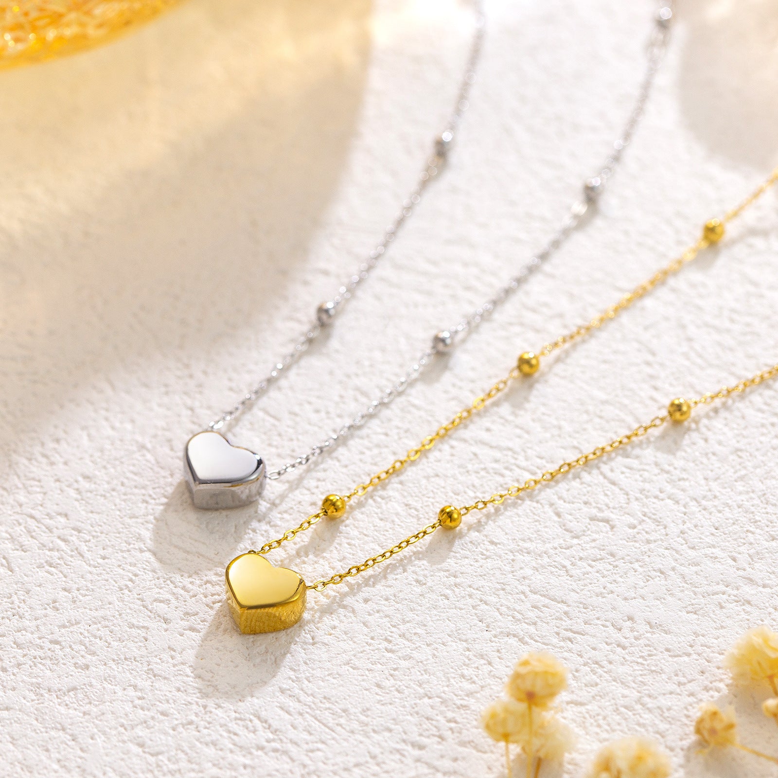 SS-10799-1 - Silver Heart  - Necklace