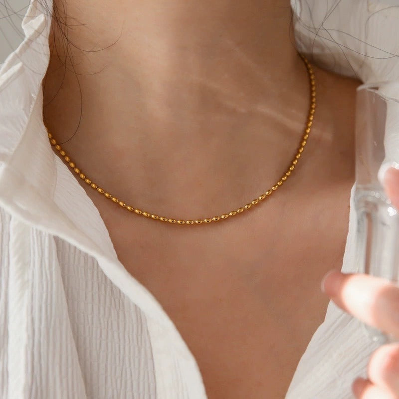 SS-11501 - Foiled Beads - Necklace