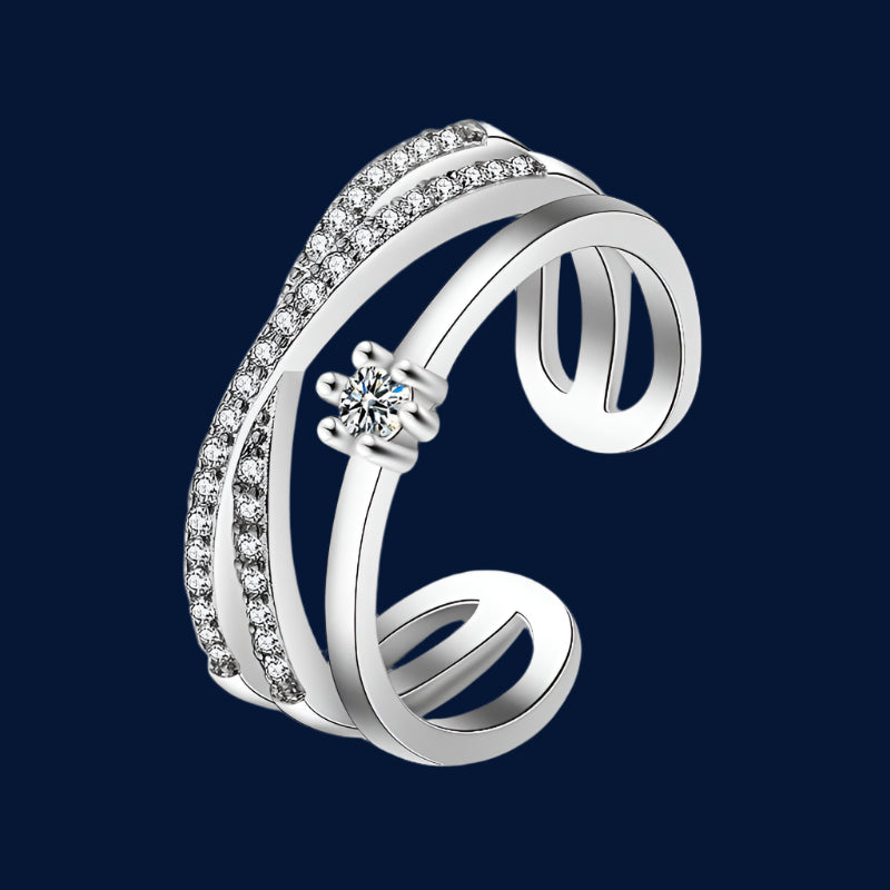 UNI-10935 - Diamonds Silvers - Ring