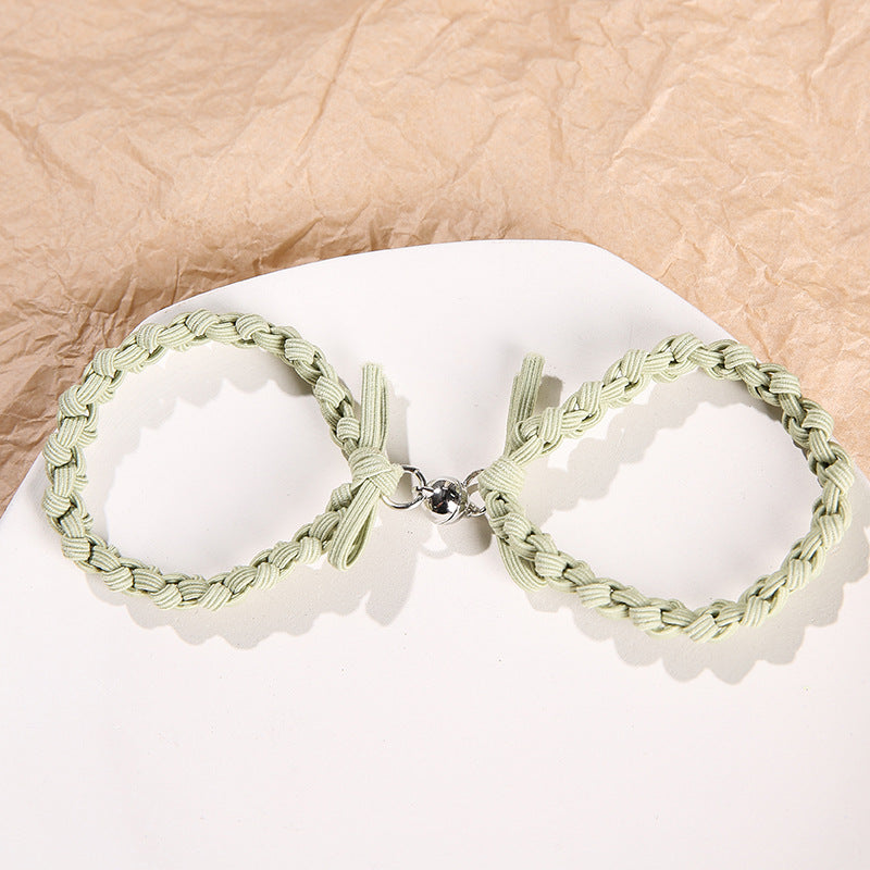 UNI-11731 - Green Elastic Magnetic - Bracelet Set