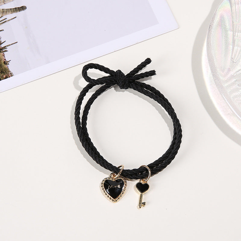 UNI-11767 - Black Love Charms - Bracelet