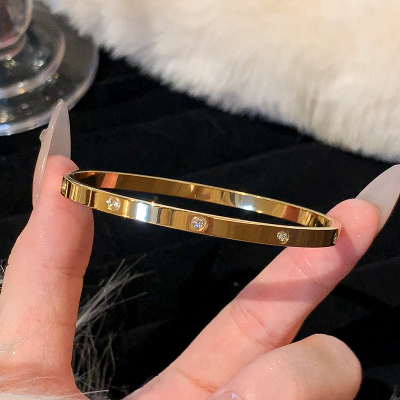 SS-11716 - Premium Gold Series Bangle - Bracelet Style 5