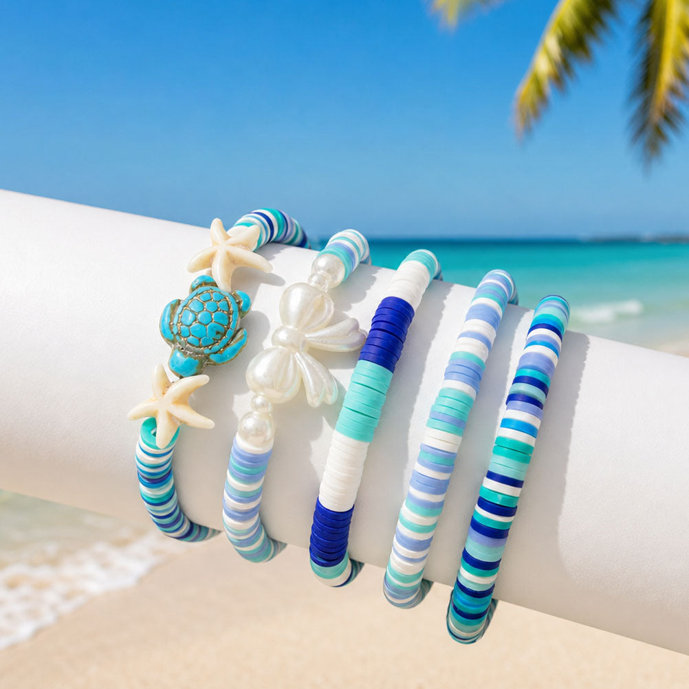 UNI-12472 -  Sea & Summer Beach Blue  - Bracelet