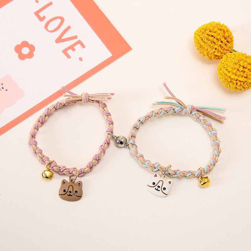 UNI-11778 - Cat Mix Color  Magnetic -  Bracelet Set Style 1