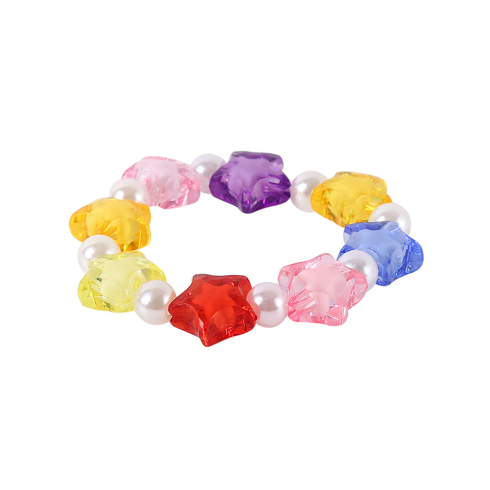 UNI-12444 -  Multi Star Beads - Bracelet