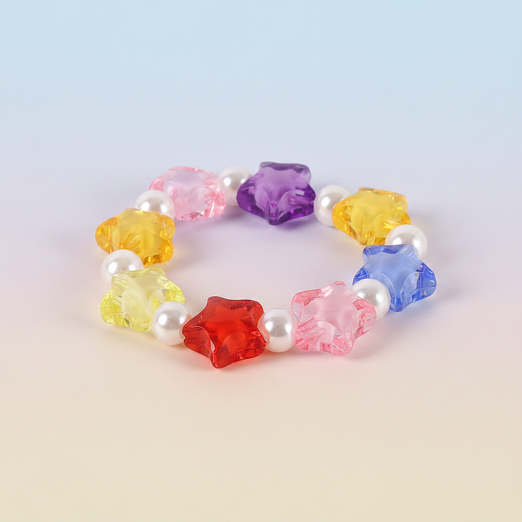 UNI-12444 -  Multi Star Beads - Bracelet