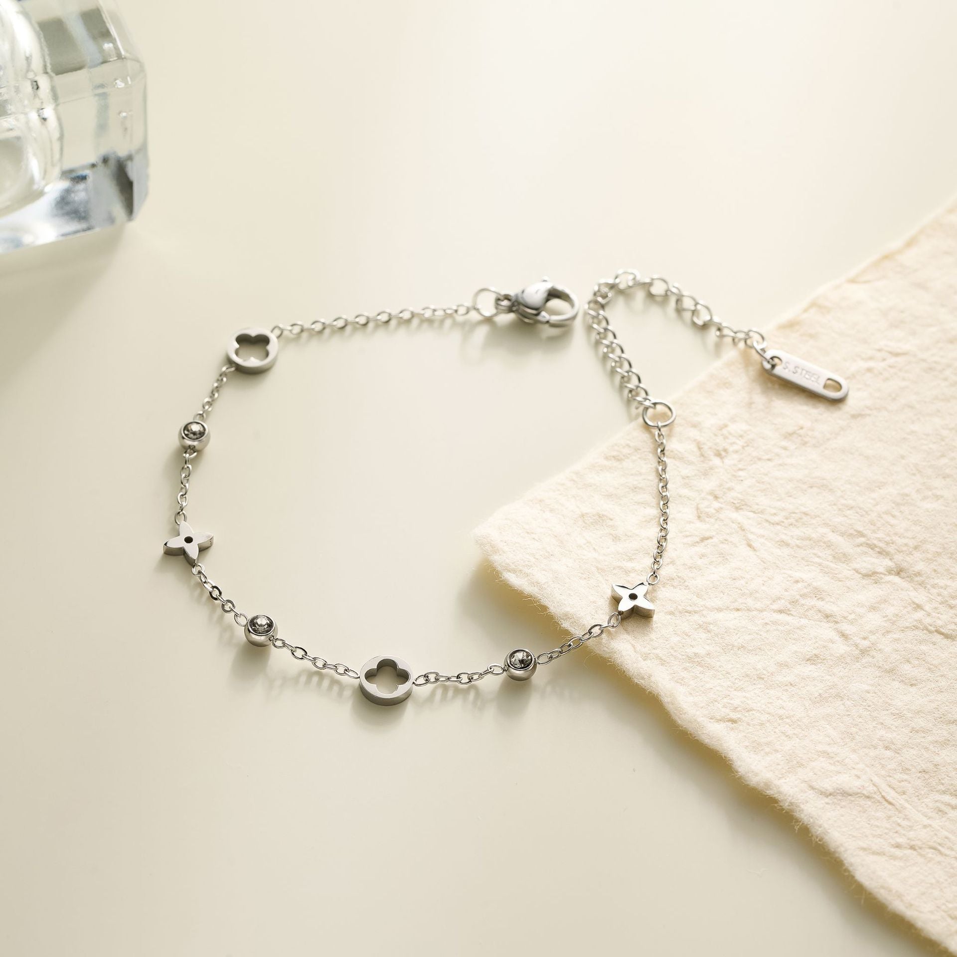 SS-11677  - Premium Silver Series  Crystal Diamonds - Bracelet