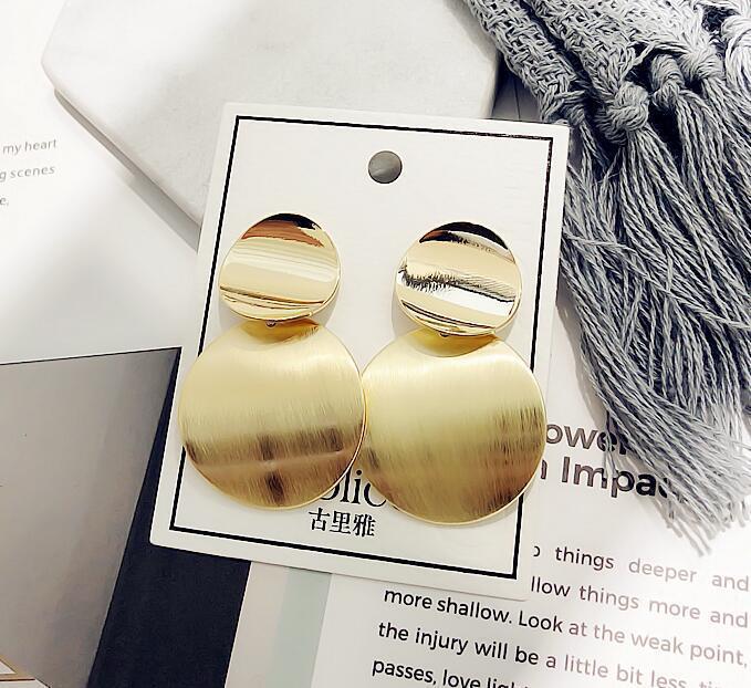 UNI-10415 - Glam Foiled Gold  - Earring