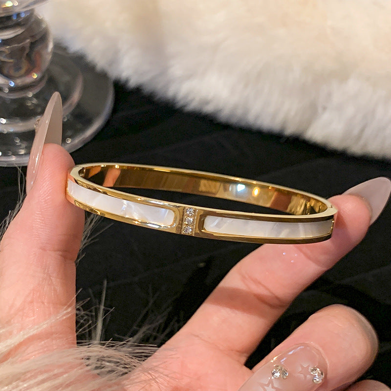 SS-11715- Premium Gold Series Bangle - Bracelet Style 4