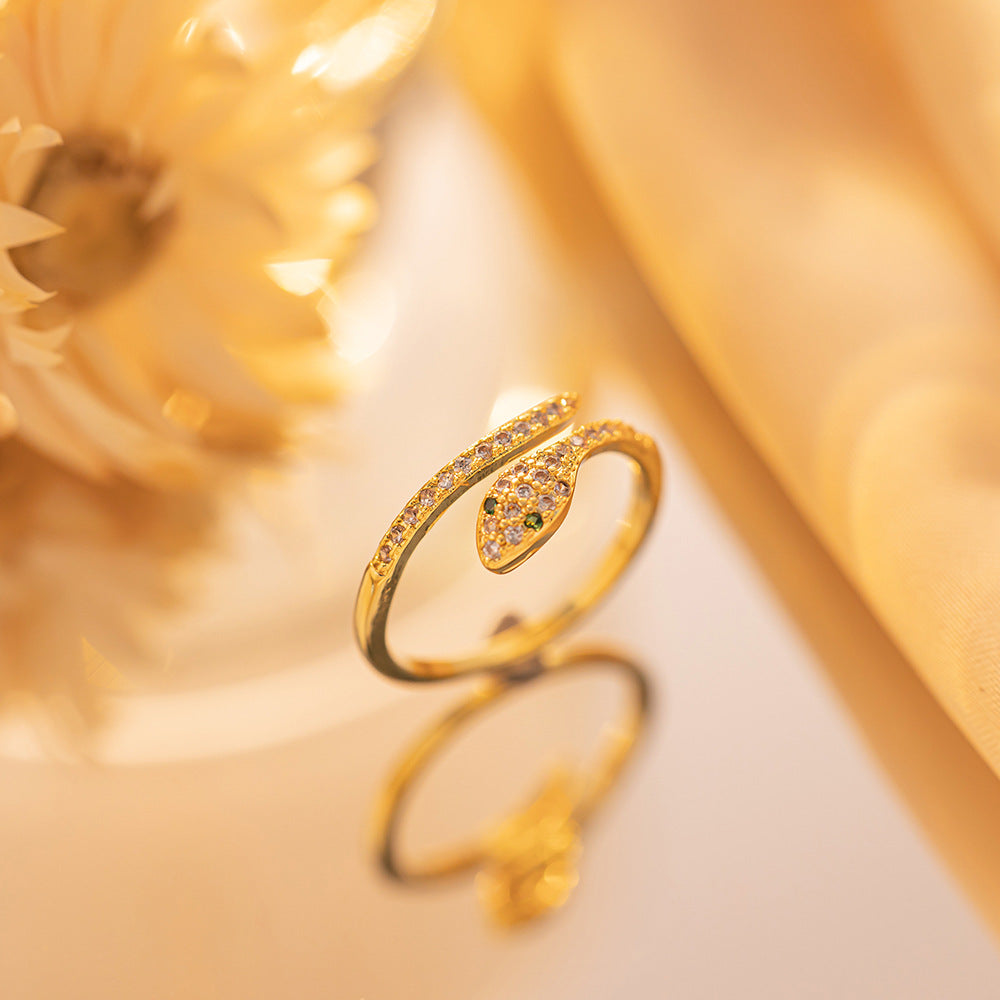 UNI-11473 -Gold Snake - Ring