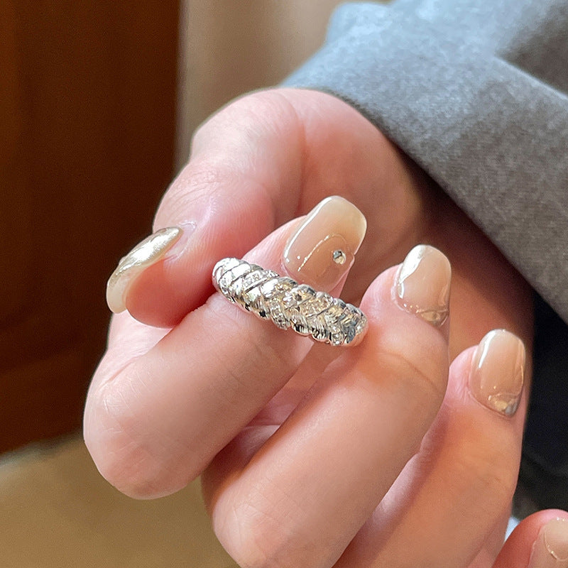 UNI-11826 - Luxury Silver Foiled - Ring