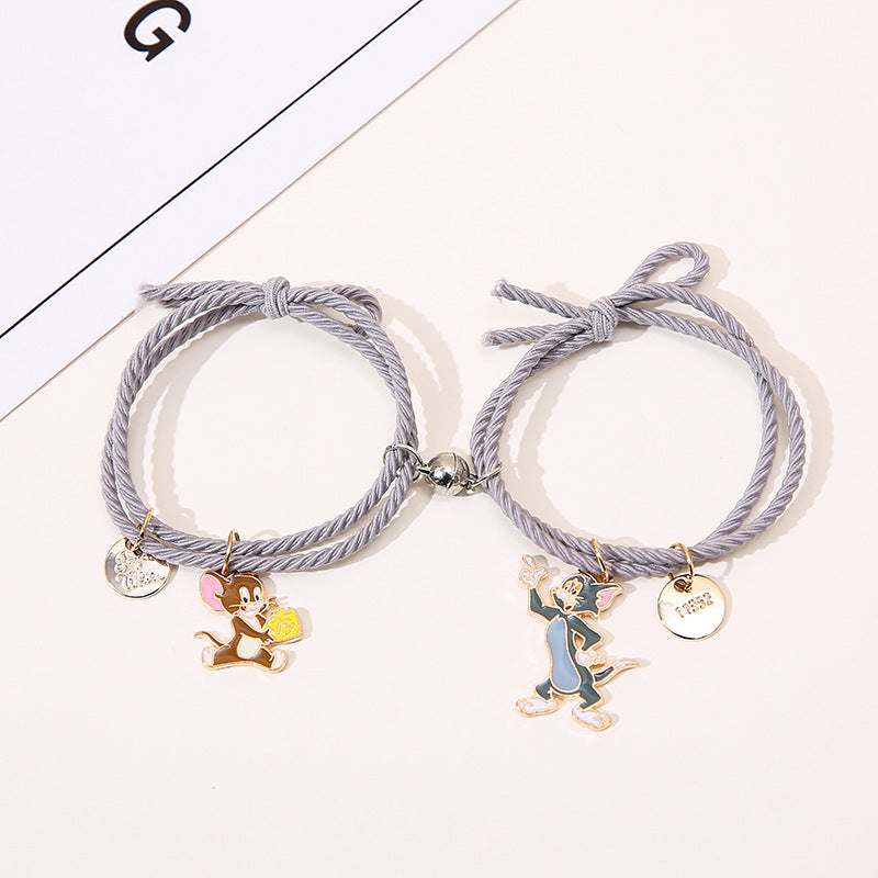 UNI-11782 - Tom & Jerry Grey -  Bracelet Set Style 2