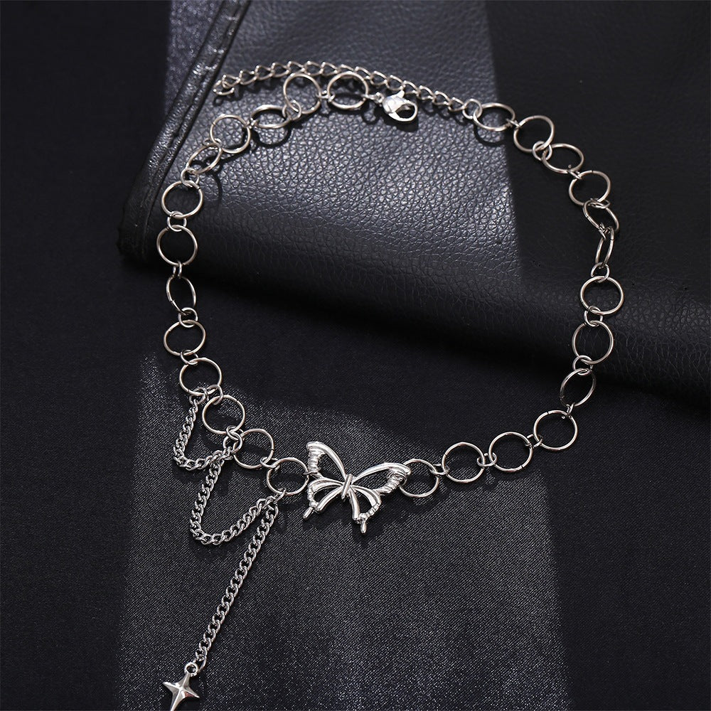 UNI-11213 - Butterfly Chain  - Necklace