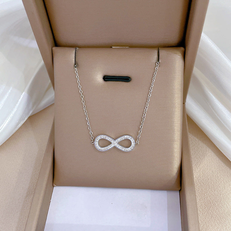 SS-12072 - Infinity Friendship Silver - Necklace