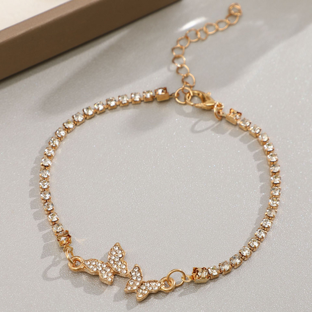 UNI-10610 - Gold Butterfly  - Bracelet