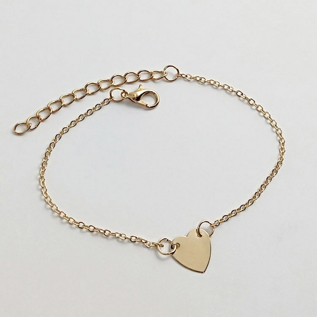 UNI-10466 -  Gold Heart - Bracelet