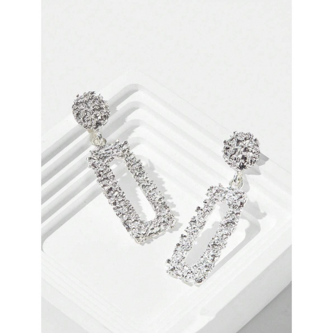 UNI-10489 - Silver Plated - Earring