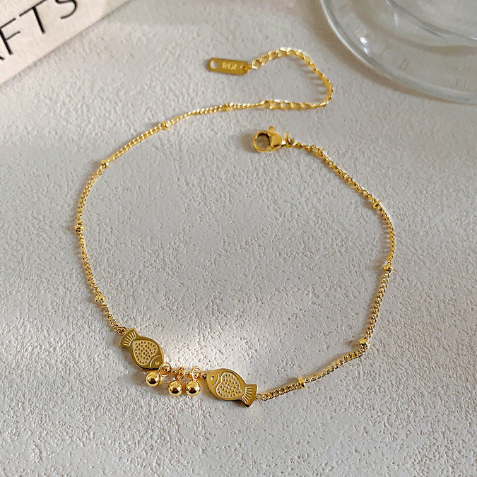 SS-11692 - Gold Fish - Anklet