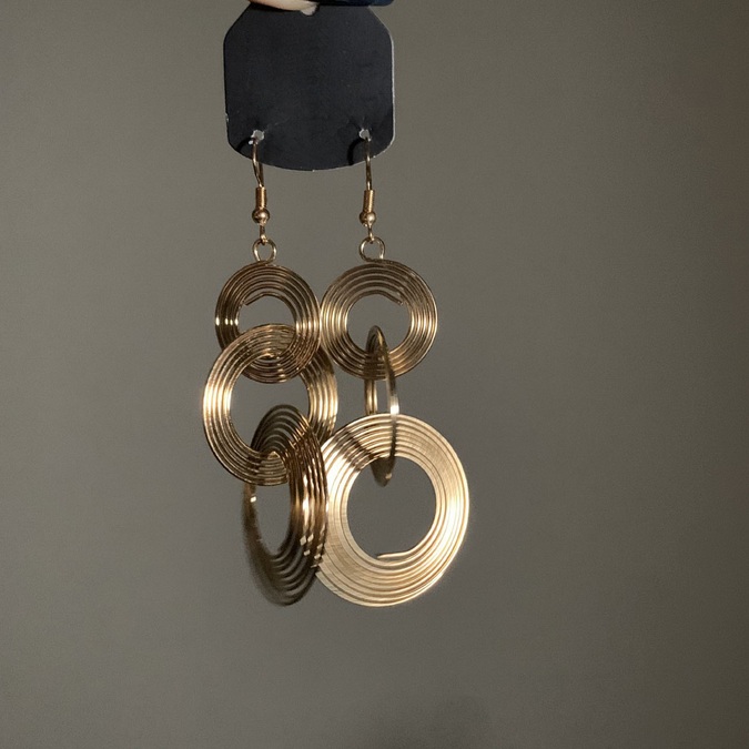 UNI-10458 - Gold Hoop - Earring