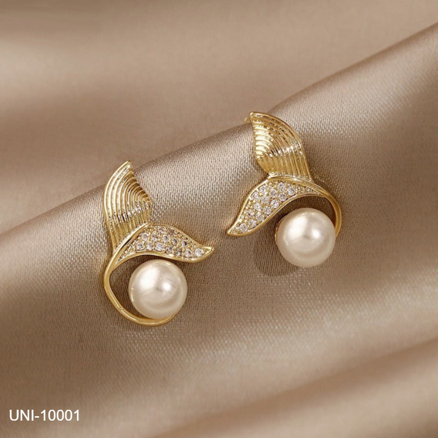 UNI-10001 - Mermaids Tail Pearl - Earring