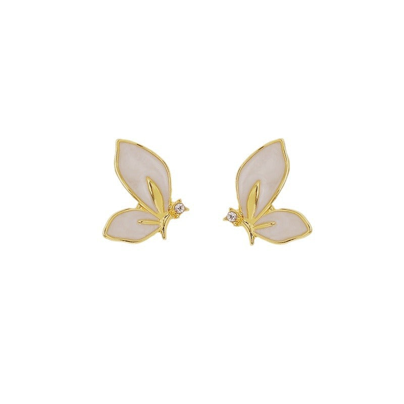 UNI-10007- Beautiful Butterfly Gold - Earring