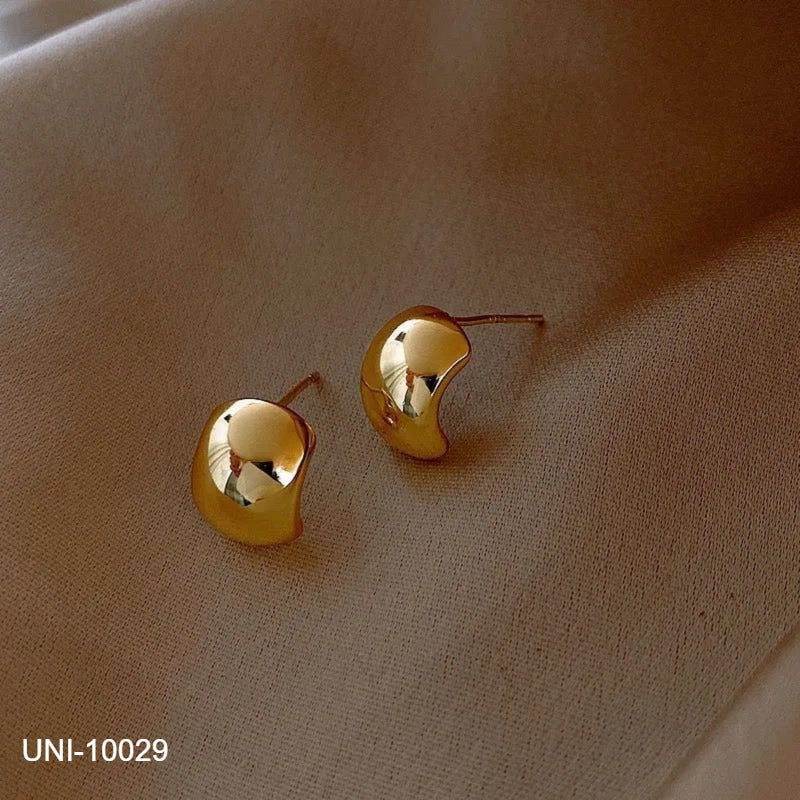 UNI-10029 - Classy Foiled Gold - Earring