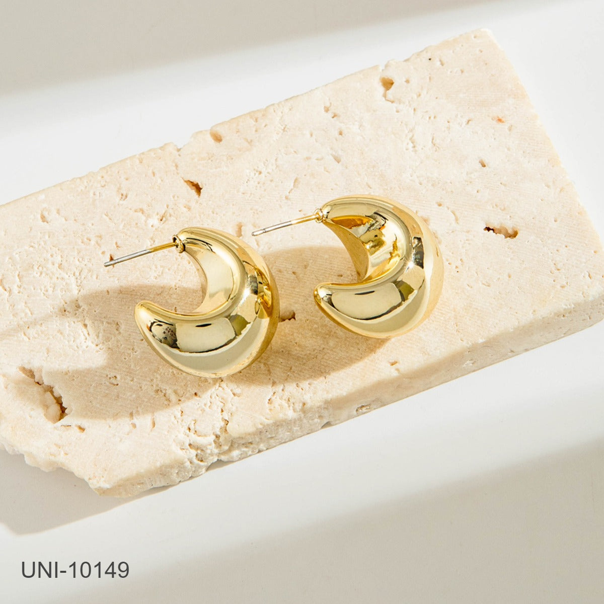 UNI-10149 - Fancy Gold Foil  - Earring Style 1