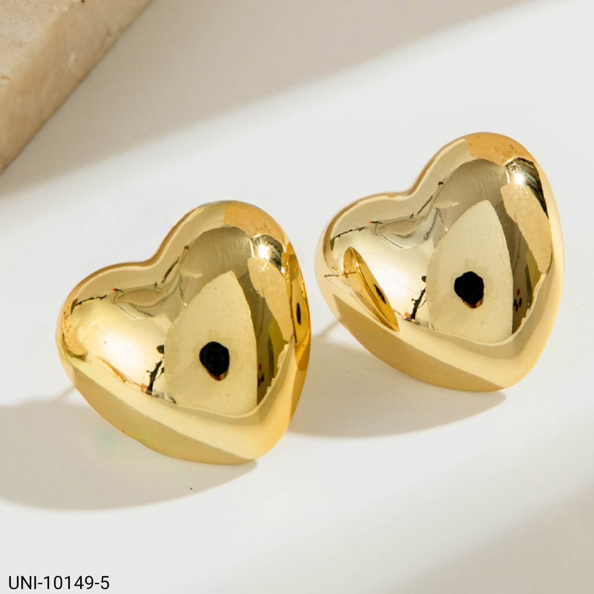 UNI-10149-5 - Fancy Gold Foil  - Earring Style 5