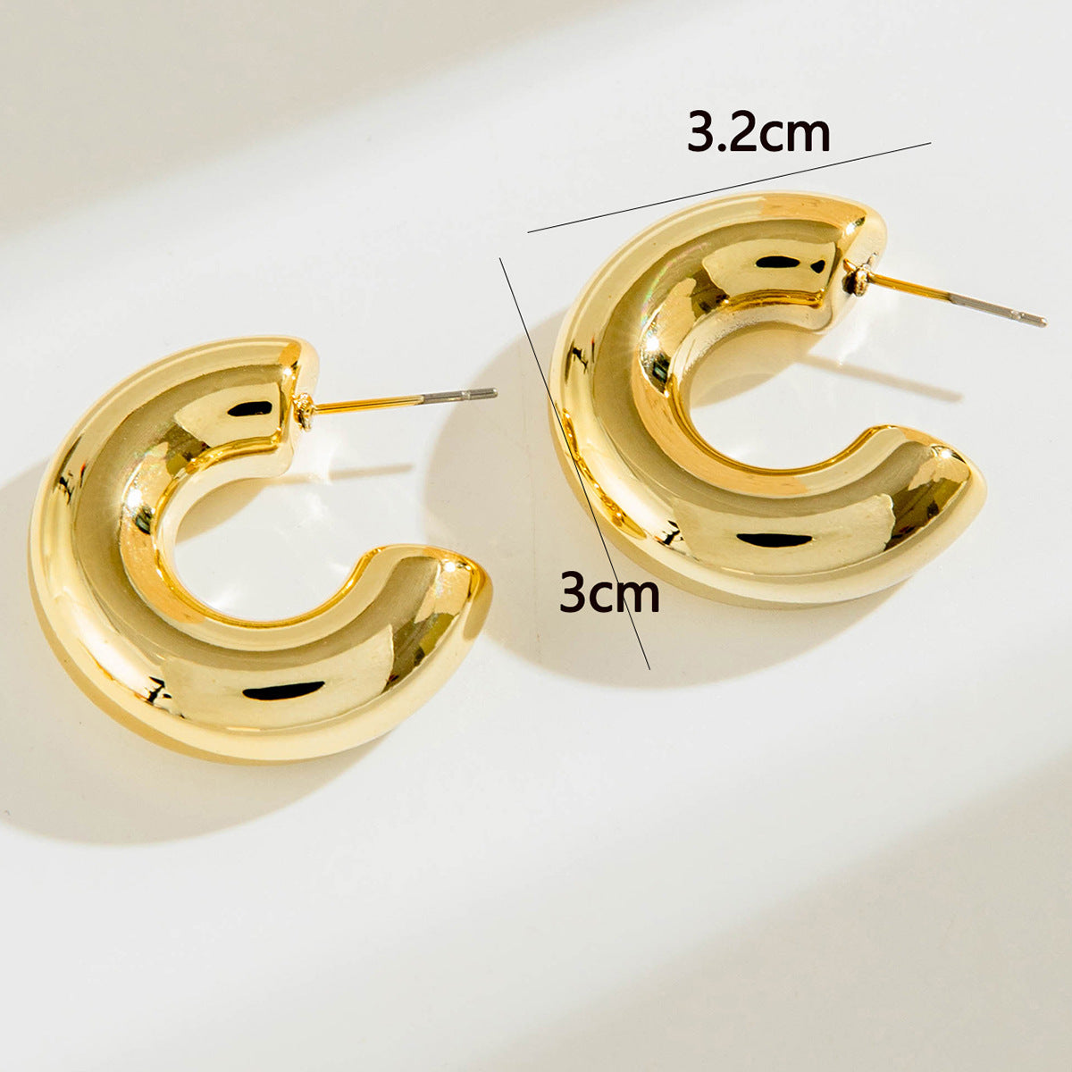 UNI-10149-10 - Fancy Gold Foil  - Earring Style 10