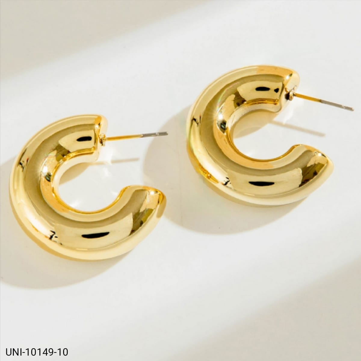 UNI-10149-10 - Fancy Gold Foil  - Earring Style 10