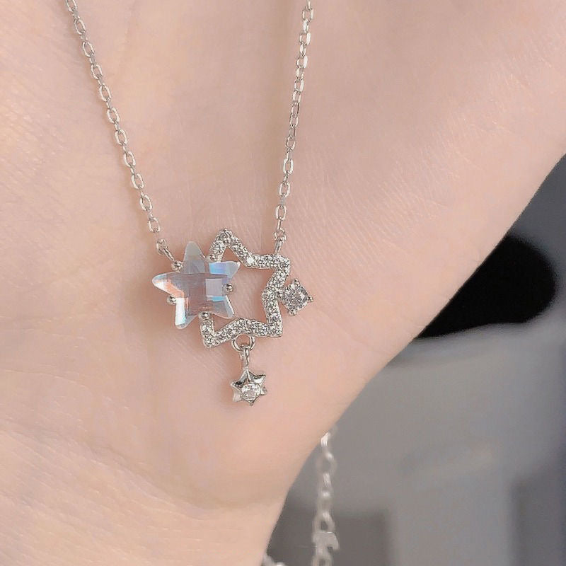 UNI-10283 -  Sparkle Stars - Necklace