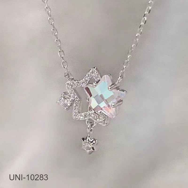 UNI-10283 -  Sparkle Stars - Necklace
