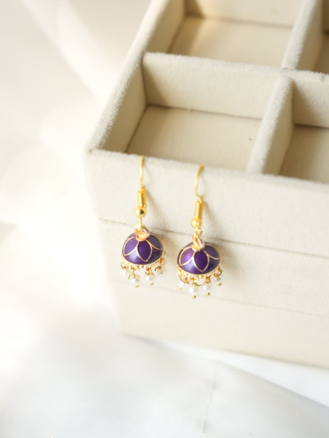 JH-41 - Pearly Jhumka Mini - Earring Style 3