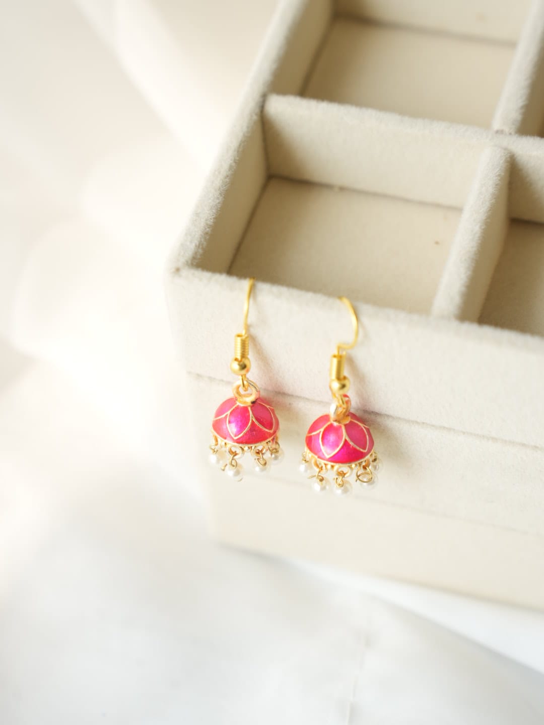 JH-46 - Pearly Jhumka Mini - Earring Style 8