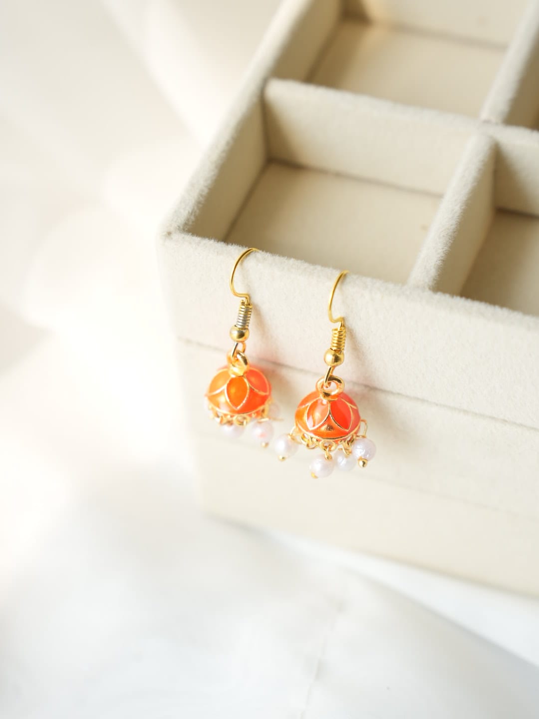 JH-43 - Pearly Jhumka Mini - Earring Style 5