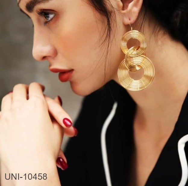UNI-10458 - Gold Hoop - Earring