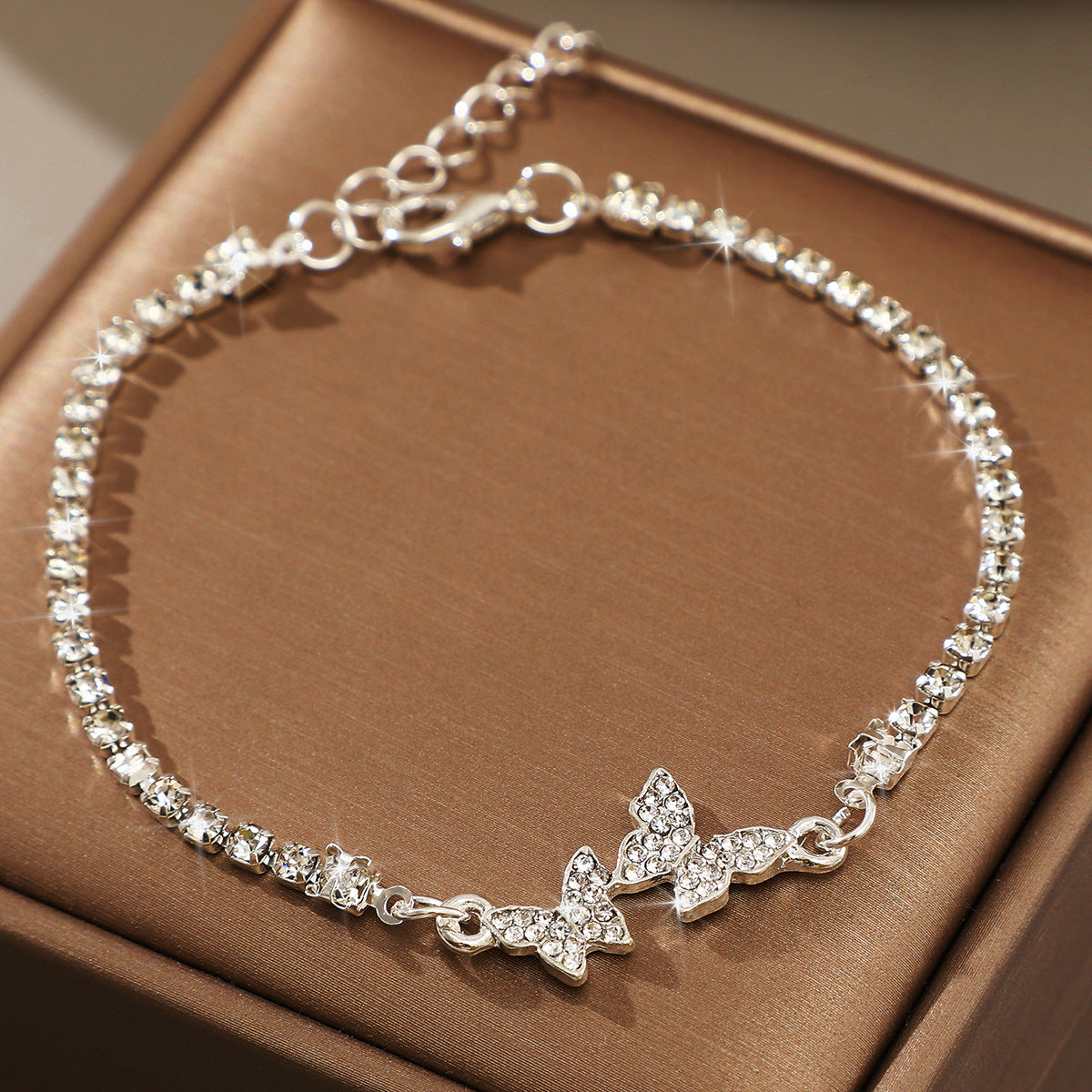 UNI-10609 - Silver Butterfly  - Bracelet