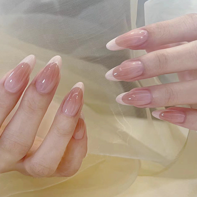 N-117 - Crepe Pink - Press On Nail Set Of 24