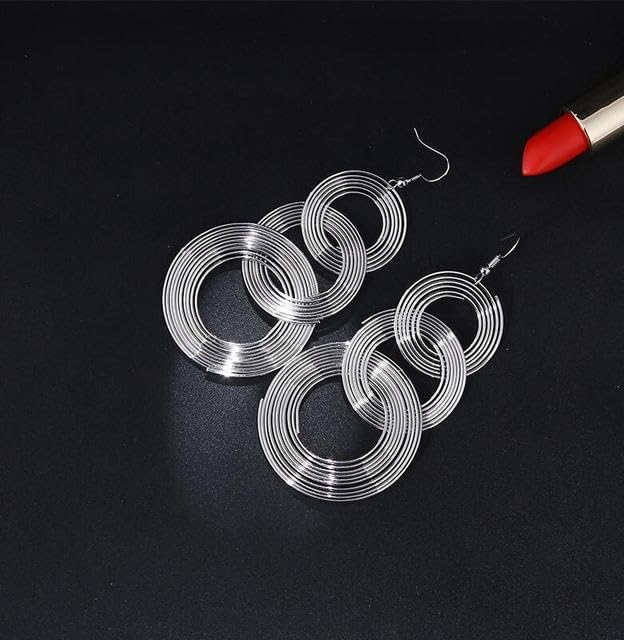 UNI-10459 - Silver Hoop - Earring