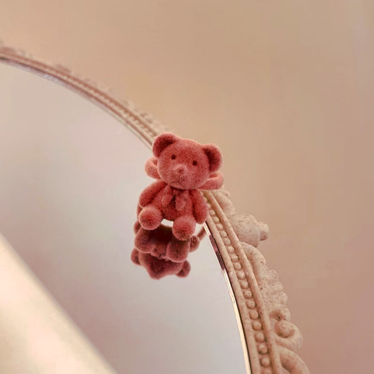 UNI-10884 - Fluffy Bear Orange Peach - Ring