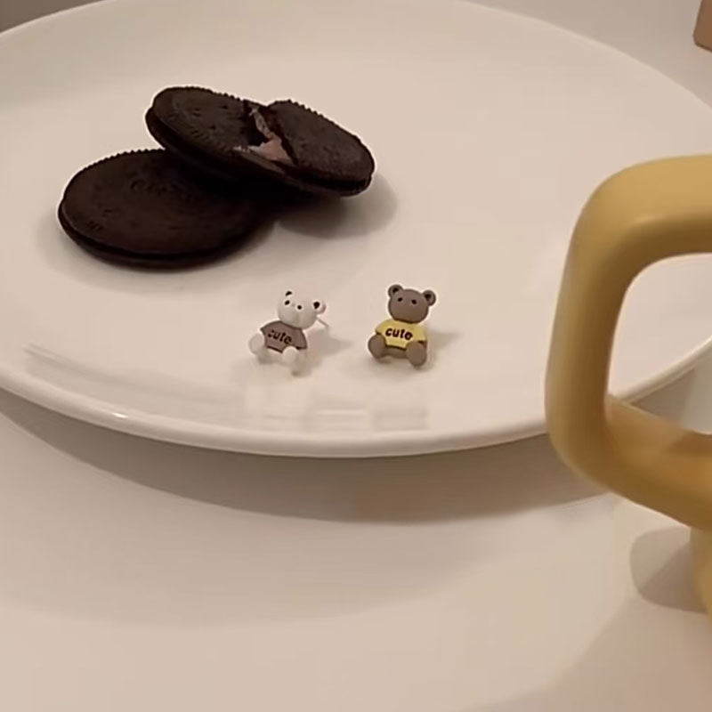 UNI-10338 -Mini Cute Bear  - Earring