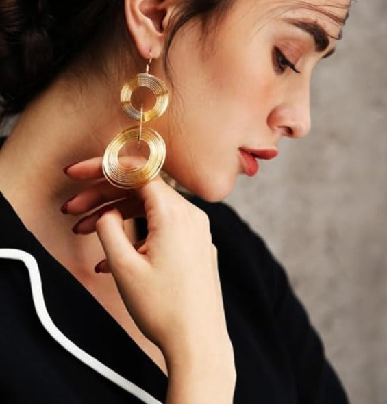 UNI-10458 - Gold Hoop - Earring