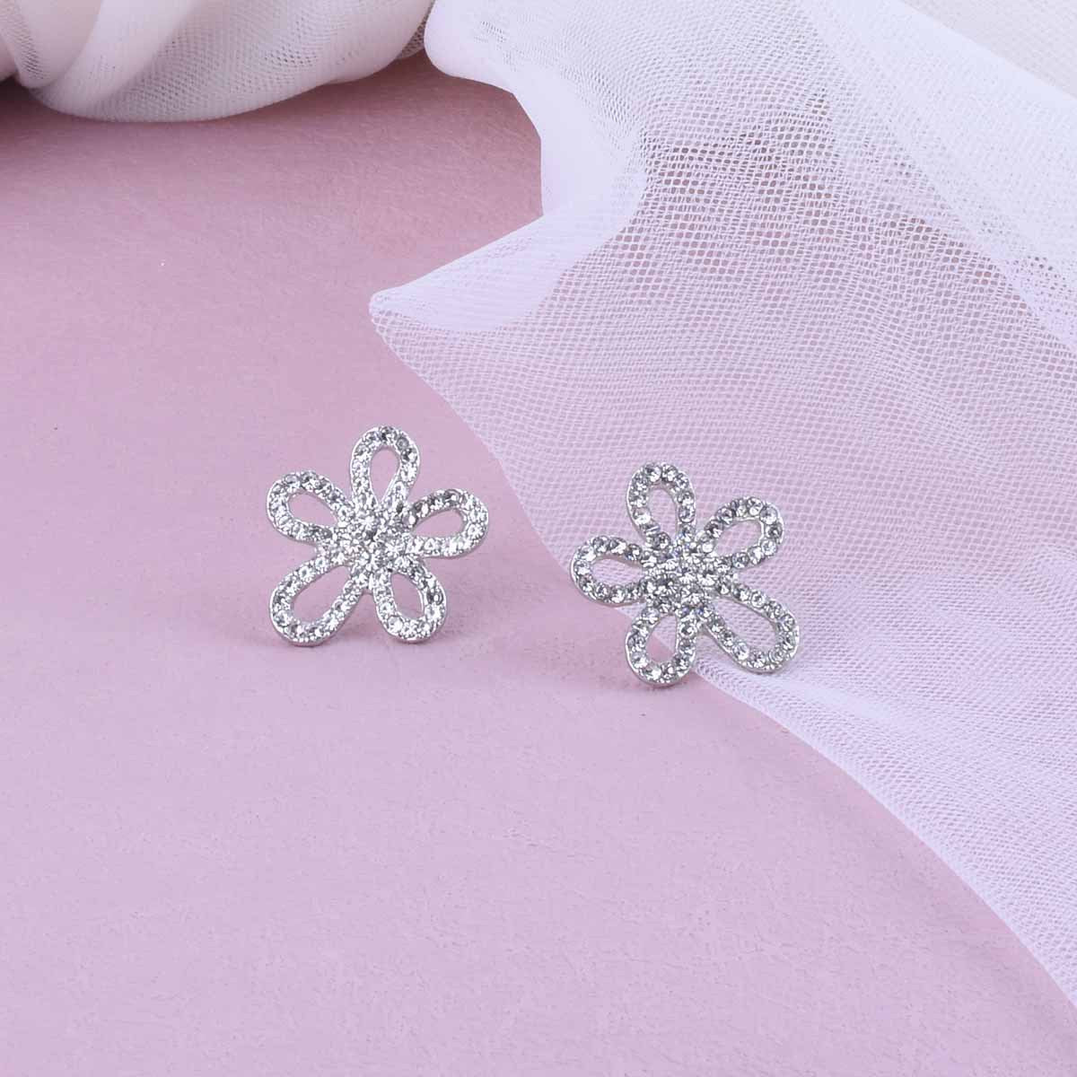 UNI-10531  - Sparkle Flower - Earring