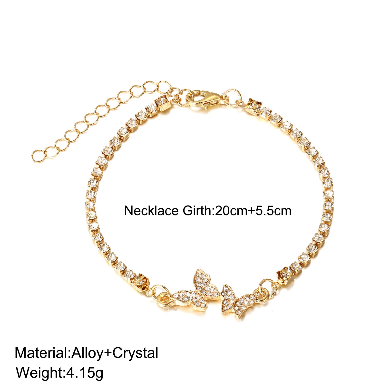 UNI-10609 - Silver Butterfly  - Bracelet