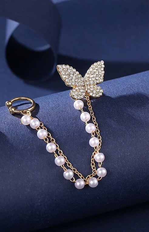 UNI-10439-1  - Dangling Butterfly - Earring Set of 2